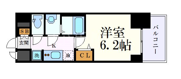 プレサンス名駅南エディフィスの間取り