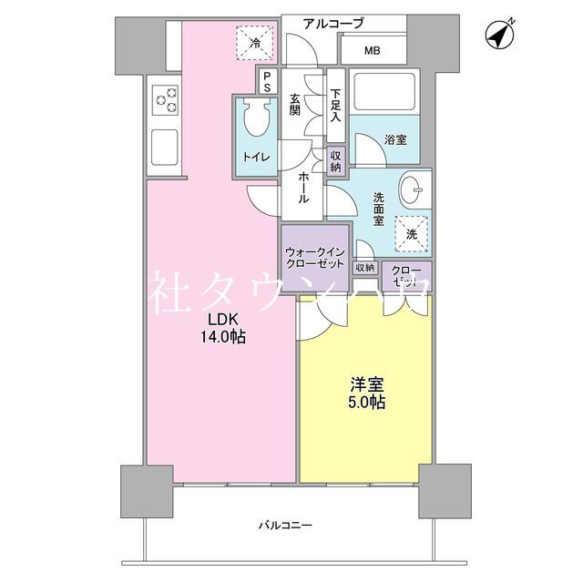 ＬａＳａｎｔｅ五反田の間取り