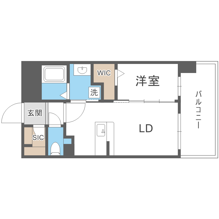 リファレンス六本松ビルの間取り