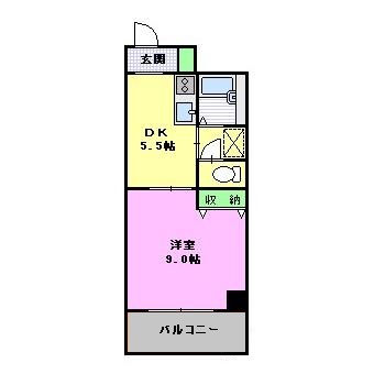 山形市本町のマンションの間取り