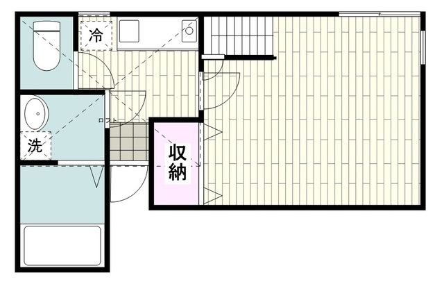 【大和市大和南のアパートの間取り】