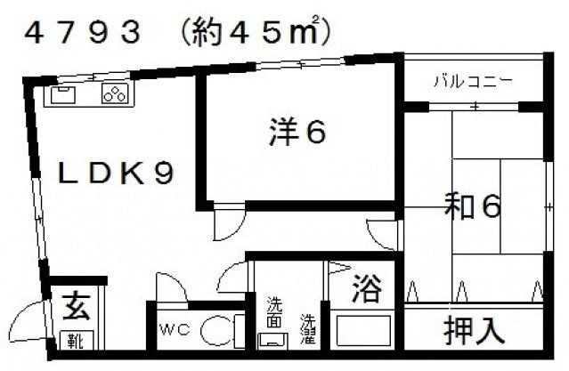 石川ハイツの間取り