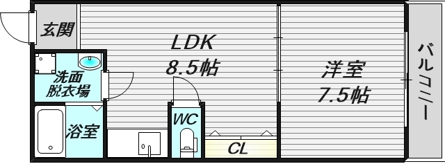 LEGAL守口の間取り