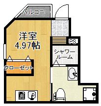 明石市藤江のアパートの間取り