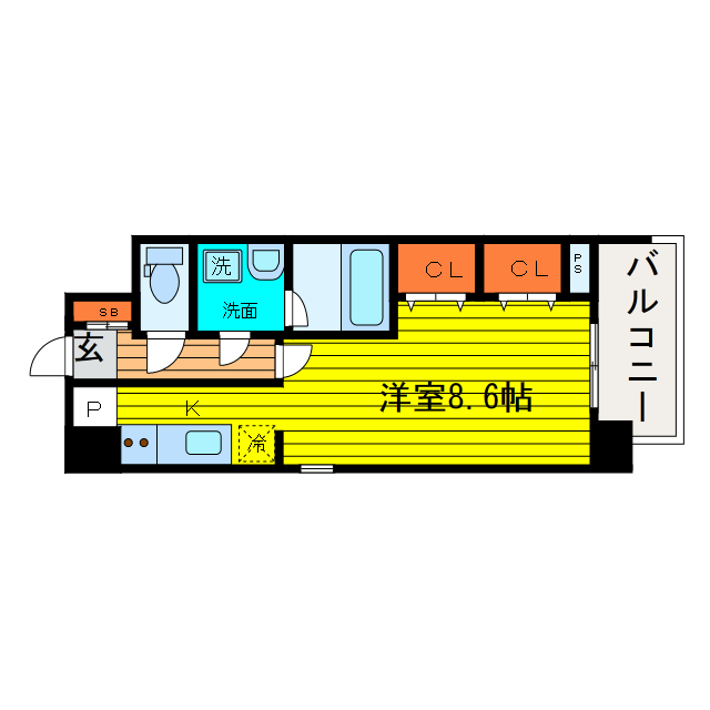 スプランディッドIIの間取り