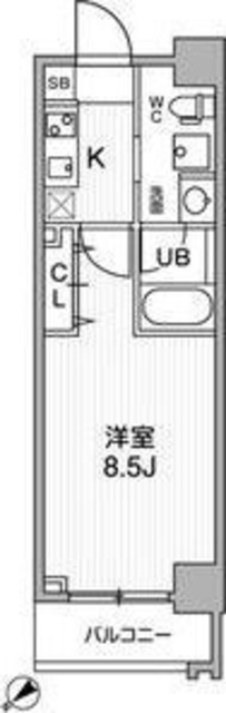 リテラス三軒茶屋サウスの間取り