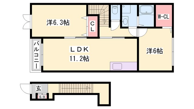 ラブリーコートの間取り