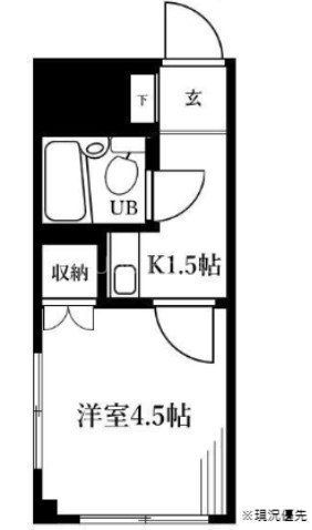 【相模原市南区相南のアパートの間取り】