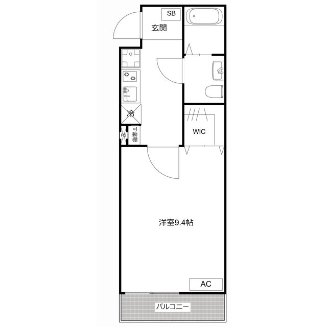 MQuarto蒲生の間取り