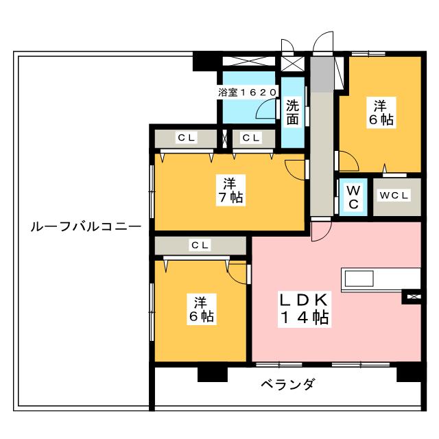 Ｂｅｎｖｅｎｕｔｏ牛野通の間取り