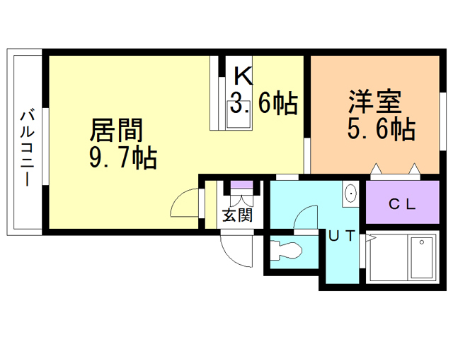 【ラズリＴＫの間取り】