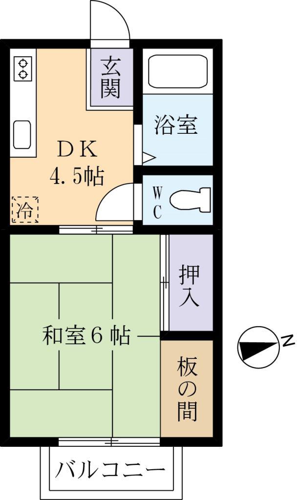 コスミックハイツの間取り