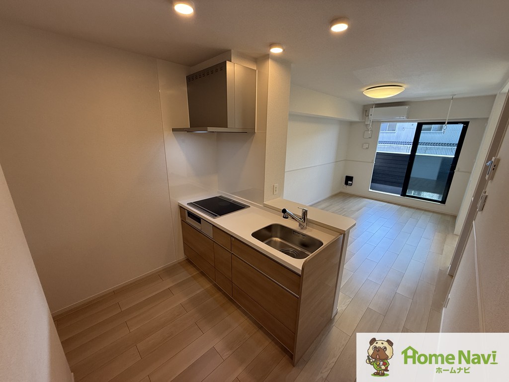 キッチン　浄水器一体型のキッチン