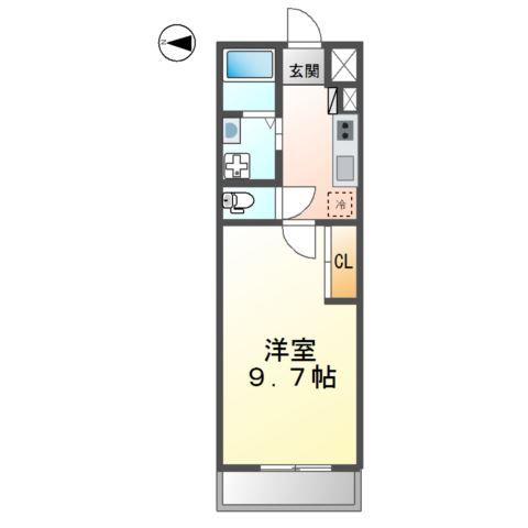 エチュード鳩羽の間取り