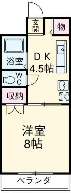 プチメゾン豊岡の間取り