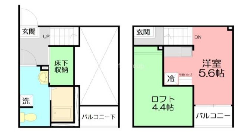 aruka024（アルカゼロニヨン）の間取り