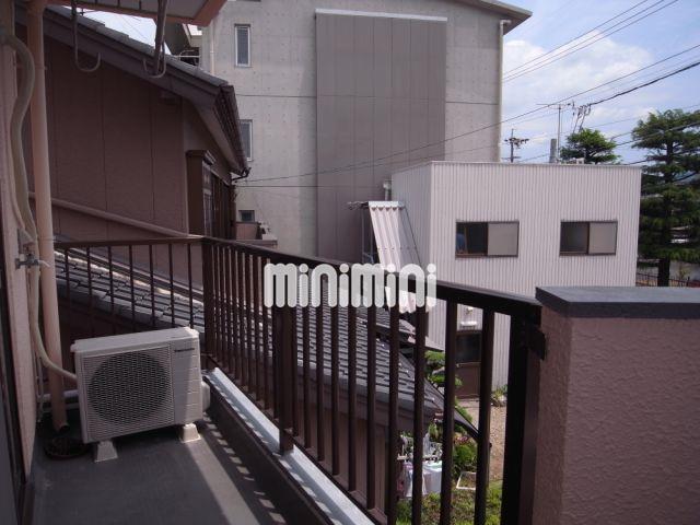 バルコニー　洗濯機が置けます