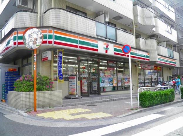 コンビニ　セブンイレブン江東海辺店（コンビニ）まで284m