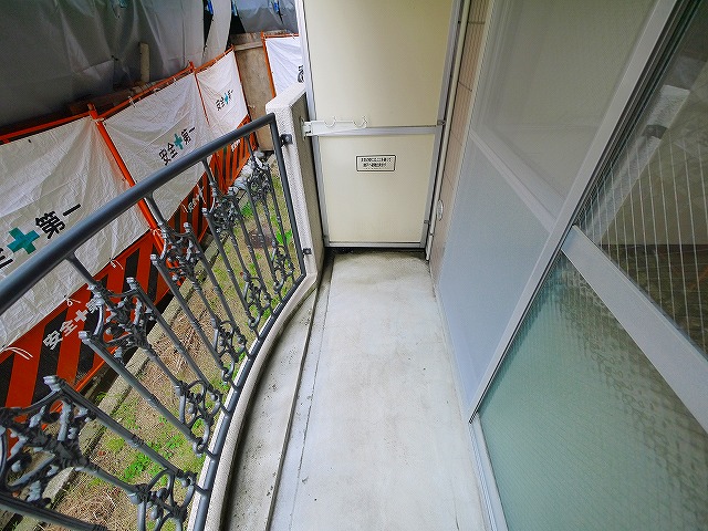 バルコニー　広々としたバルコニーです