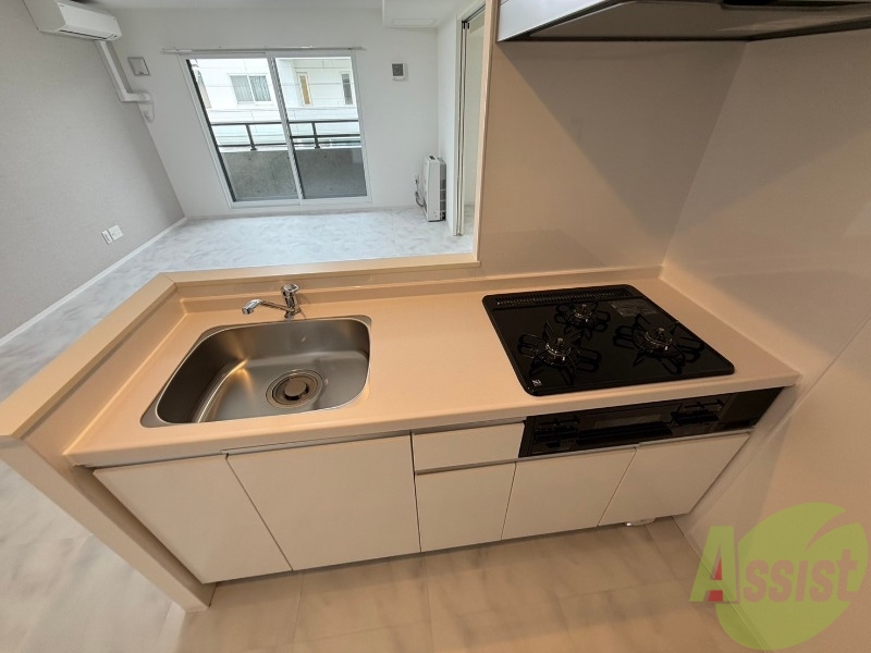 キッチン　システムキッチンなので、すぐお料理に使えます！