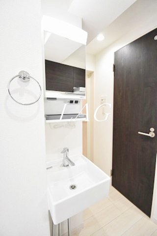 洗面設備　洗面台です。