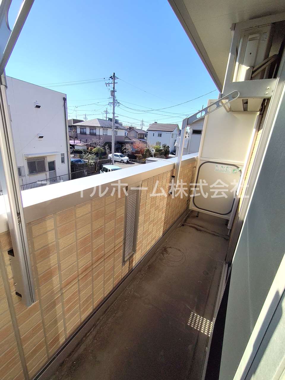 バルコニー　別部屋写真です。