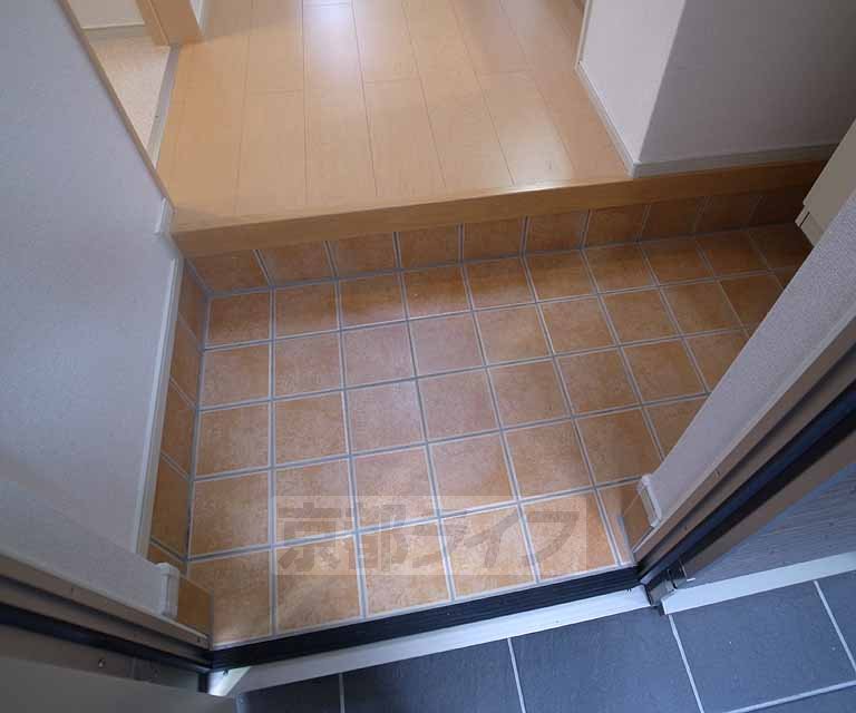 玄関　おしゃれなタイルの玄関です・