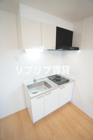 京成千原線 千葉寺駅 徒歩3分 3階建 築1年のキッチン写真