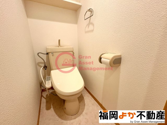 トイレ　ゆったりとした空間のトイレです