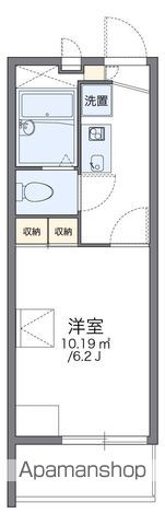 レオパレスフレアレーブの間取り写真