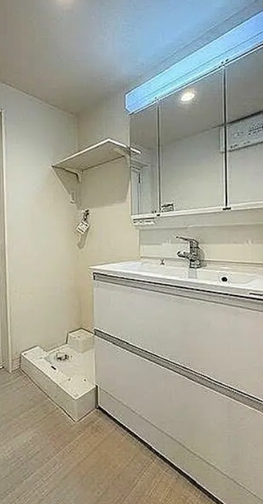 洗面設備　独立洗面台です。