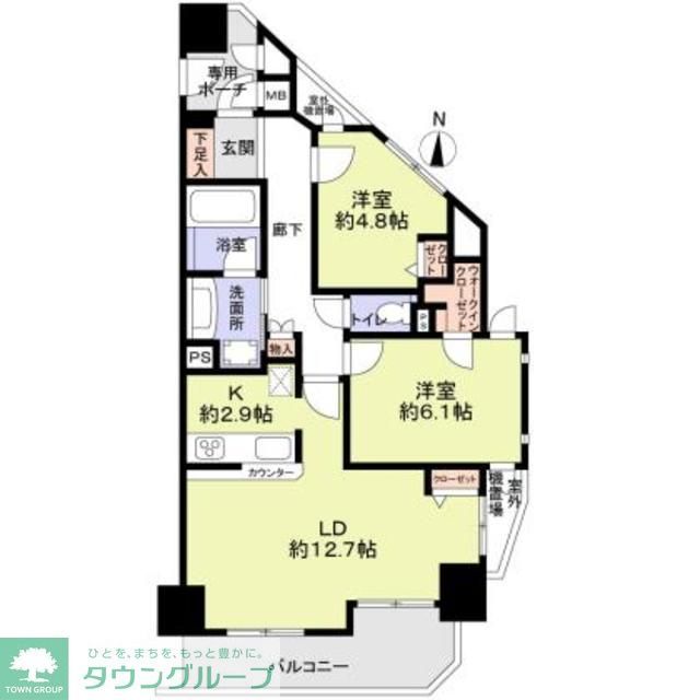 J’city綾瀬の間取り写真