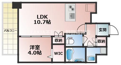 ミラージュパレス新梅田Cieloの間取り写真