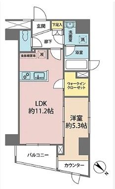 アスコットパーク日本橋浜町の間取り写真