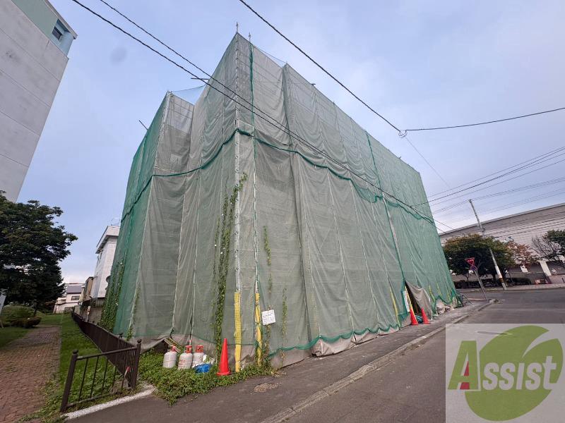 地下鉄東豊線 豊平公園駅 徒歩4分 4階建 新築の外観写真