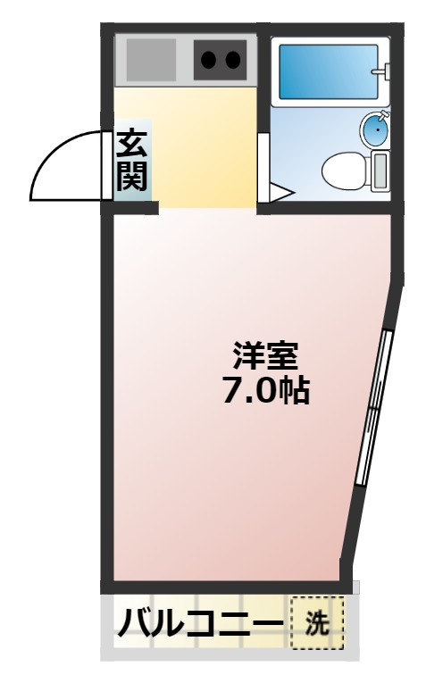 宝コーポIIの間取り写真