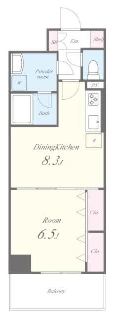 ＪＲ高崎線 尾久駅 徒歩9分 7階建 築9年の間取り写真