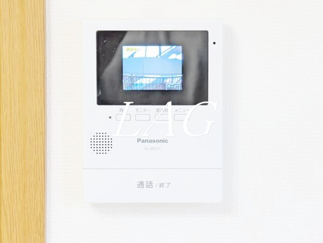 セキュリティ　モニター付きインターフォンです。