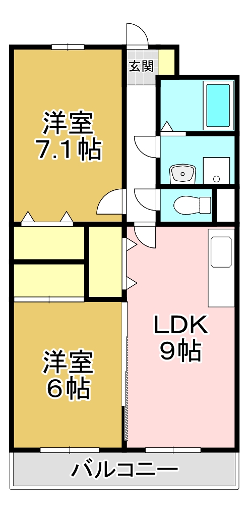 ビューPOINTの間取り写真