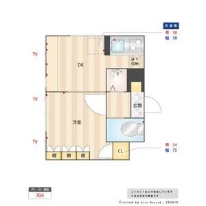 東京メトロ日比谷線 南千住駅 徒歩5分 3階建 築11年の間取り写真