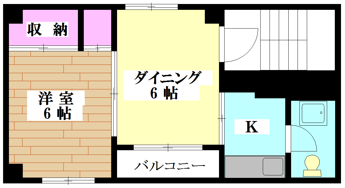 サクセスビルの間取り写真