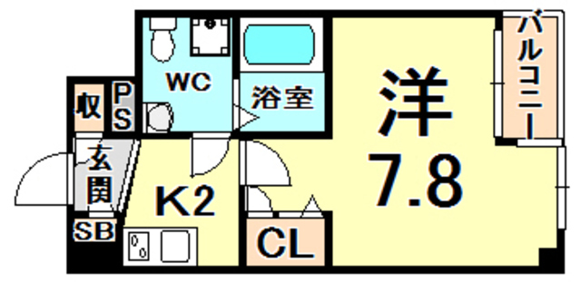 セレニテ甲子園Iの間取り写真