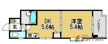 グランフォート平和の間取り写真