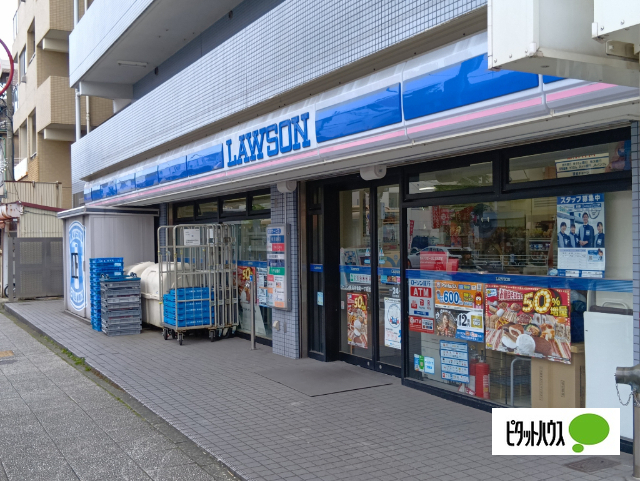 コンビニ　ローソン横浜本牧町一丁目店（コンビニ）まで418m