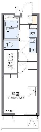 レオパレスさくらIIの間取り