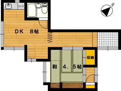 【波多野借家の間取り】