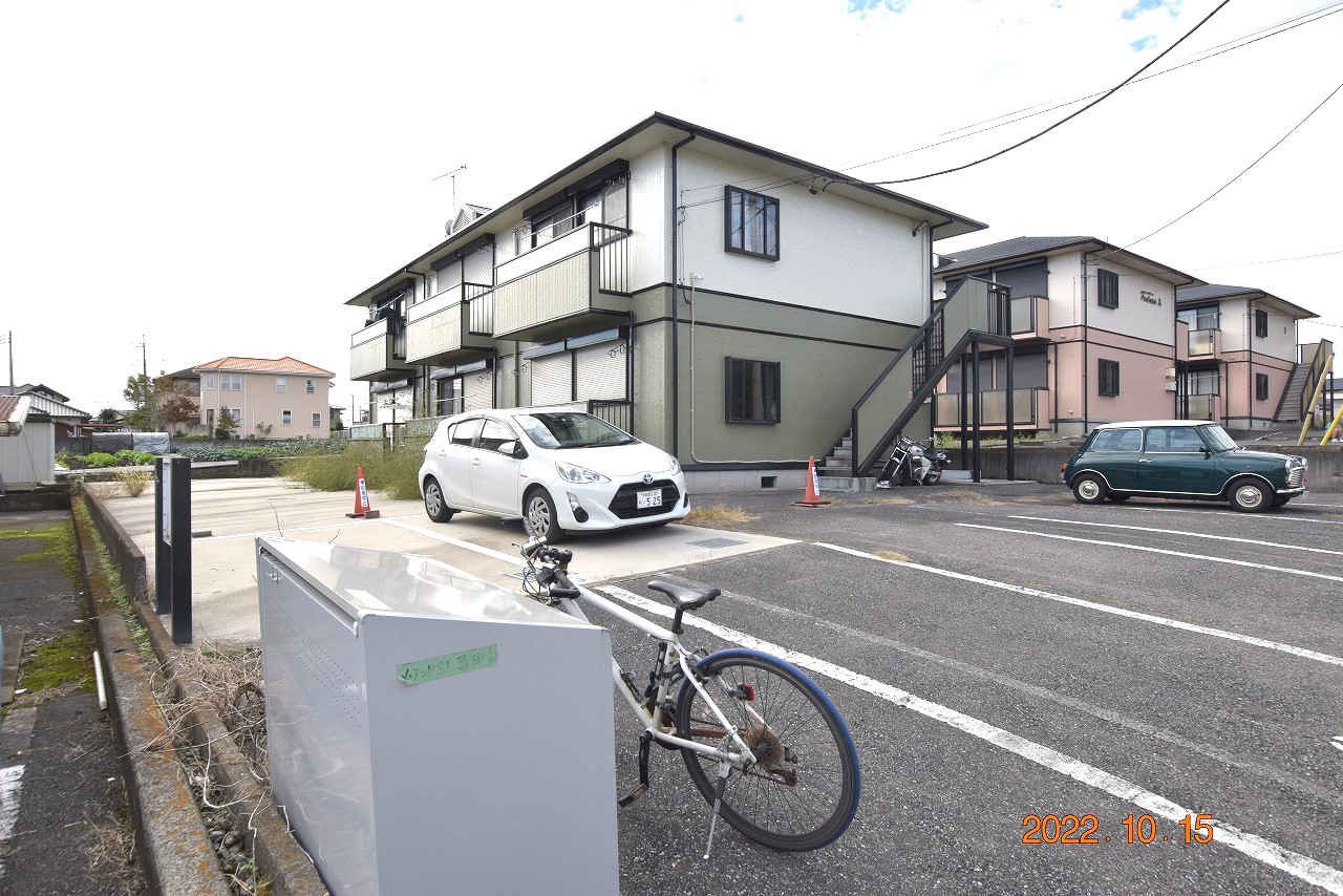 建物外観　ネット使用料不要2DK！仲介手数料20％割引（個人契約のみ）