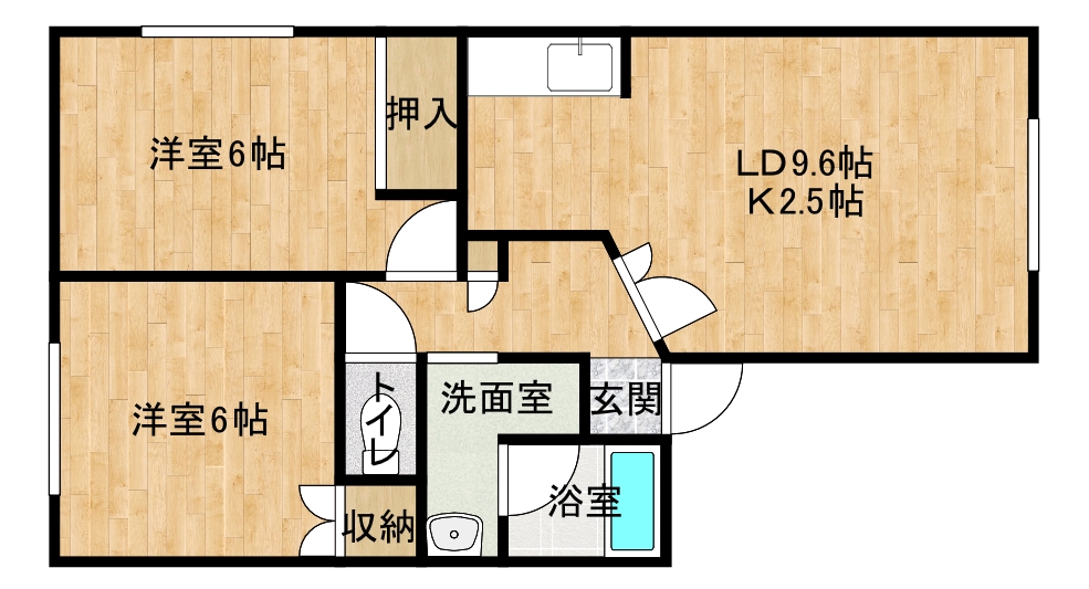 ナシラ・ライズ　の間取り