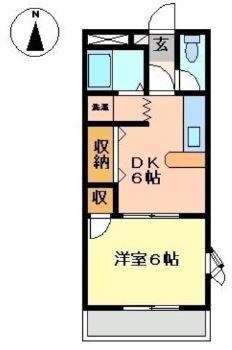 倉敷市美和のマンションの間取り