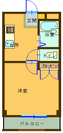 Kコート横路の間取り写真